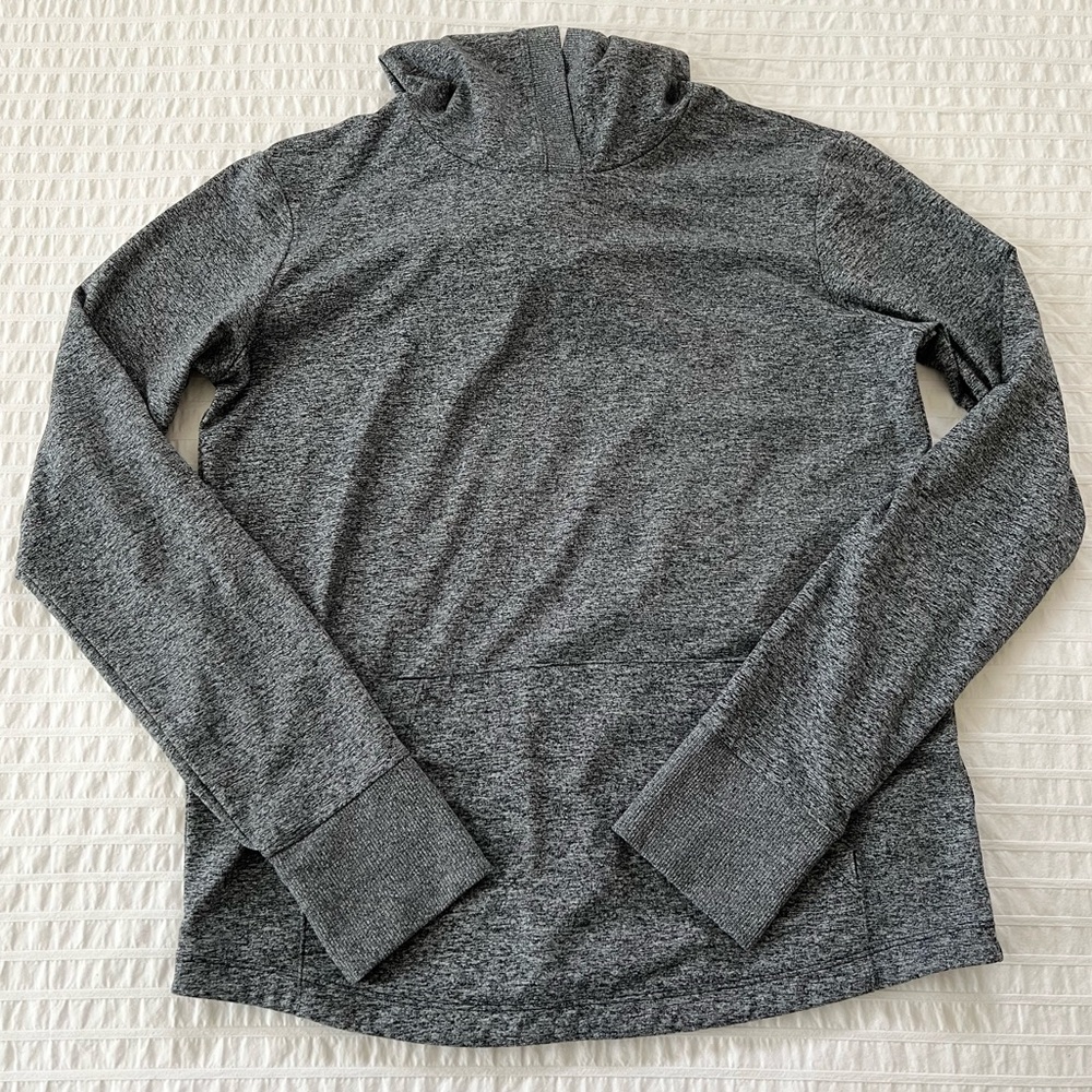 Athleta Girl Gray Pullover Hoodie Size XL 14